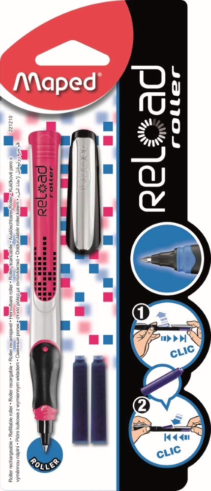 Maped Roller Reload with Refill Cartridge - Assorted Colours