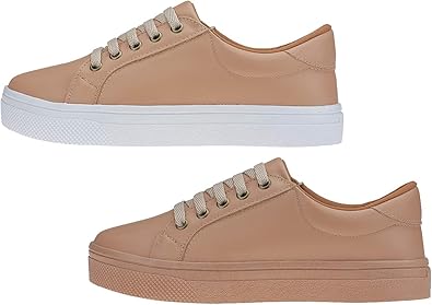 sapatenis bege feminino