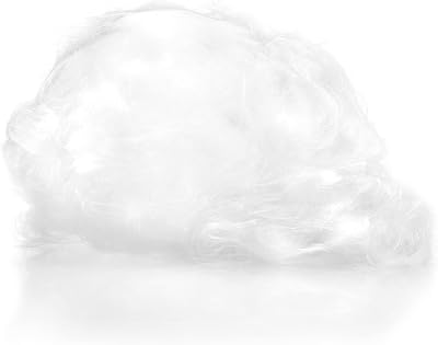 com-four 40g premium angel hair - fine white tinsel for crafts & decor