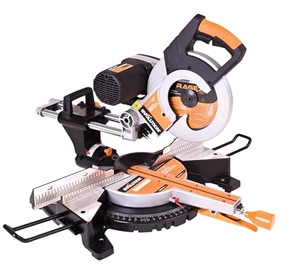 Evolution Power Tools Rage 3 Db 10 Inch Tct Multipurpose Cutting Double Bevel Compound Sliding Miter Saw