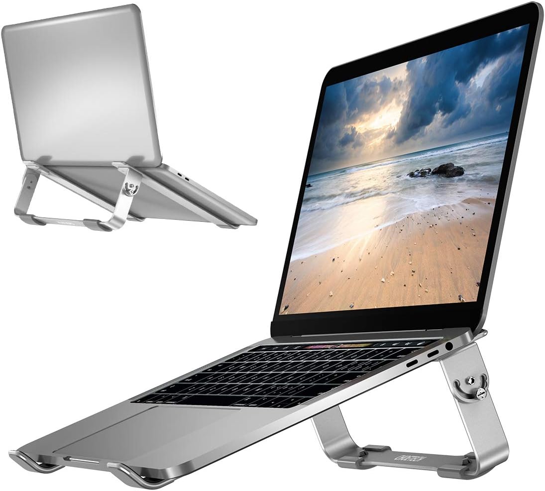 CHOETECH Laptop Stand, Detachable Aluminum Cooling Computer Stand Holder Compatible with MacBook Air, MacBook Pro, Chromebook, Samsung, Acer, HP, Dell, Any Notebook Between 9" to 17"
