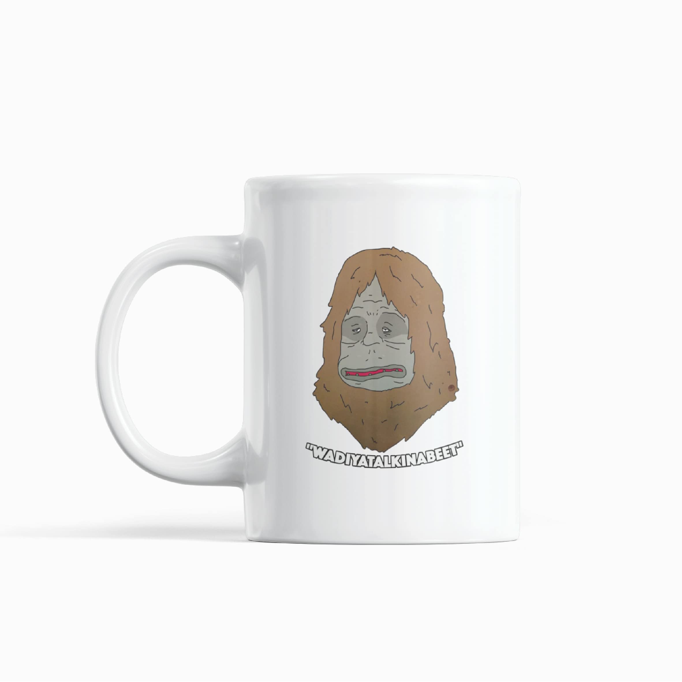 BakoIsland Sassy The Sasquatch Mug - Sassquatch Funny Bigfoot Sassy - Big LEZ Show Themed Mug Cup TV Series Inspired, Coffee & Tea Mug, White 110z