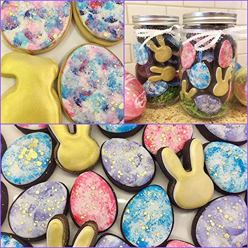 15 Piece Easter Cookie Cutter Set with Bunny Chicken Egg Chick Rabbit Shapes Fondant Biscuit Moulds, Large Size … (Easter)