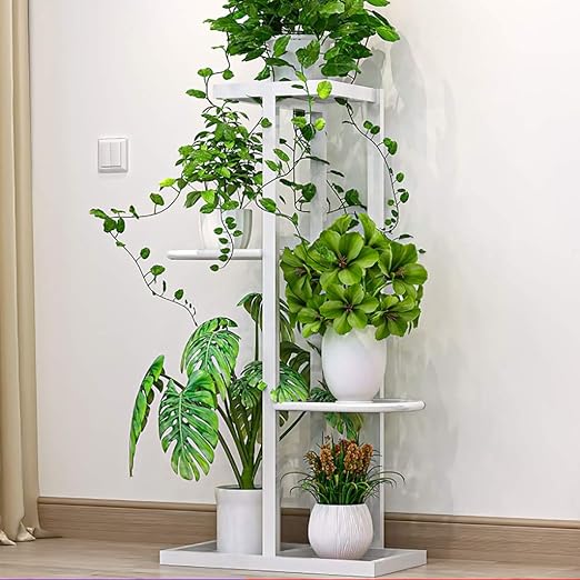 Puesto de plantas Autoportante puesto de flores, hierro forjado ...