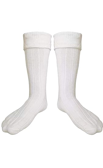 white kilt socks