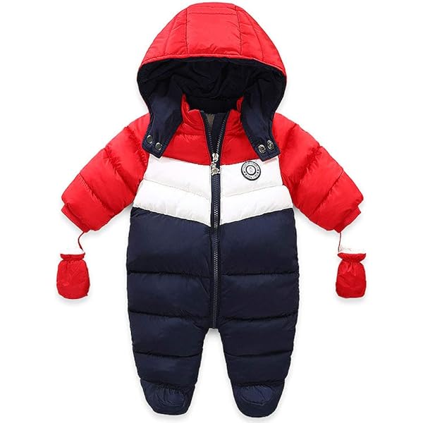 Fleece Bunting Suit 6-12 Months JIUKE Infant Baby Boys Girls