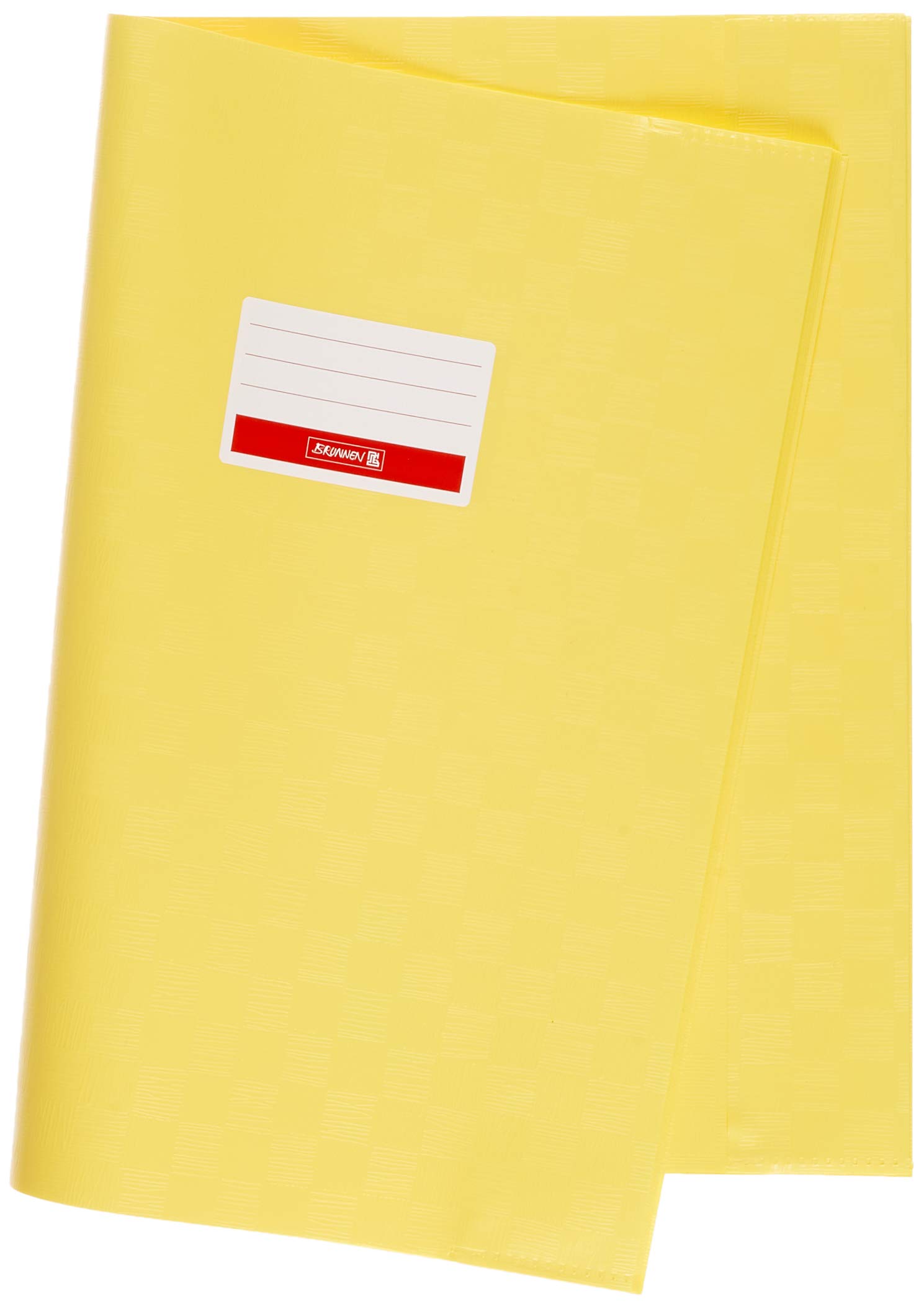 Brunnen Notebook Cover A4 Yellow Film with Sign Pack of 10