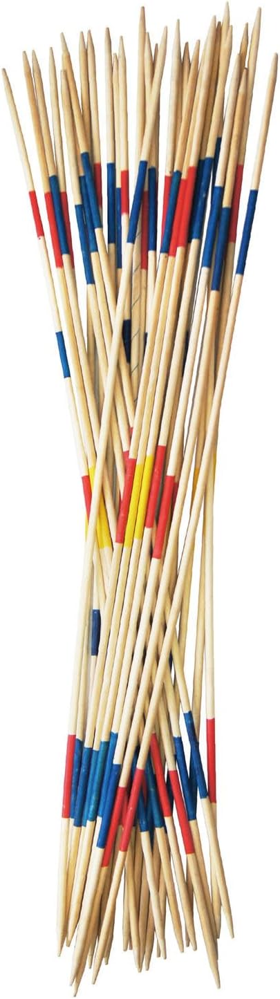 FREE & EASY Giant Mikado Wood 42 Stick Game 44cm Length