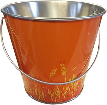 The Buzz Citronella Candle Bucket Decorative Steel Candle Bucket