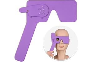 SKILLSSIST Ophthalmic Eye Occluder with 14 Holes for Ophthalmologists, Orthoptists and Optometrists to Eye Exam（Purple）