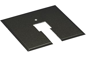 WAC Lighting H-L-J Track 120V Cover Plate for Junction Box When Using Live End Power Feed for Track Systems in Black