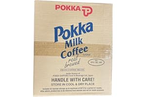 PARSIC POKKA Coffee 9-Pack Set - Milk Coffee, Vanilla Coffee, Cappuccino, 8.1 Fl Oz (240ml) Each (Milk Coffee - Pack of 30 (1 Case))