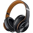 DOQAUS Bluetooth Headphones Over Ear, 90 Hours Playtime Wireless Headphone with 3 EQ Modes, Noise Isolating HiFi Stereo with Deep Bass, Microphone, Soft Earpads for Cellphone/PC