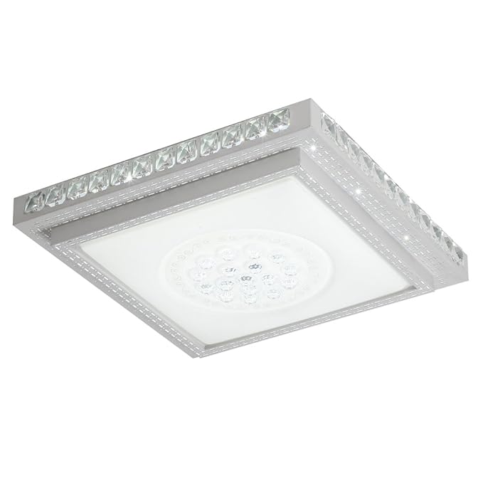 LED Deckenleuchte 36W 48W Kristall Deckenlampe Wohnzimmer Flurleuchte