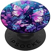 Purple Butterfly PopSockets Adhesive PopGrip