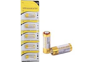 Cotchear A23 12V Alkaline Battery 23A 12 Volt A23 E23A MN21 Replacement Batteries 0% Hg (5Pcs)