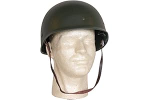 Fox Outdoor Products Deluxe M1 Style Steel Combat Helmet/Liner, One Size,Black