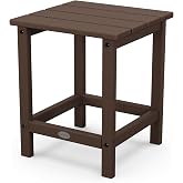 POLYWOOD ECT18MA Long Island 18" Side Table, Mahogany