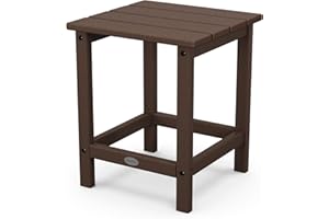 POLYWOOD ECT18MA Long Island 18" Side Table, Mahogany