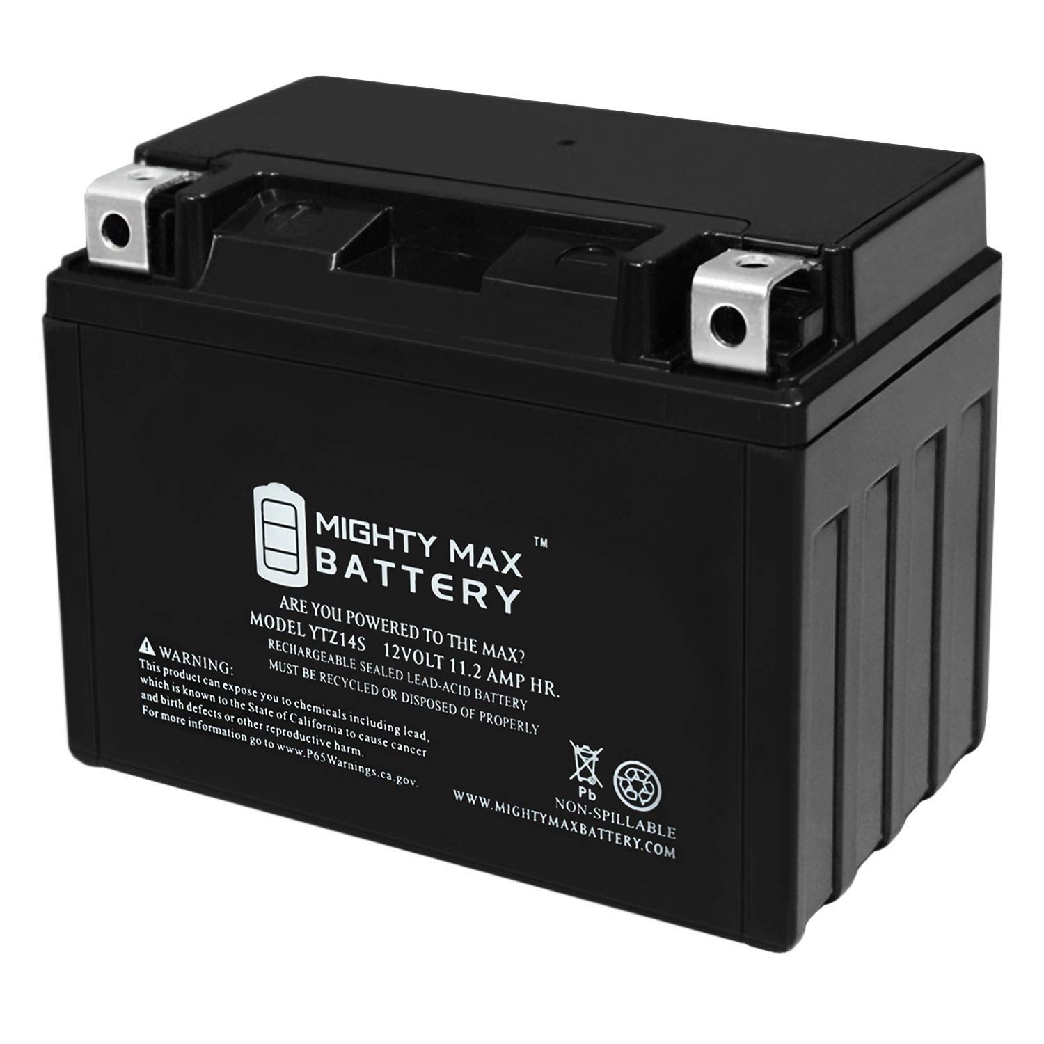 Mighty Max Battery 12V 11.2Ah Battery for BMW 700 F700GS (Auxiliary Battery) 13-14 Brand Product