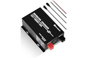 ECO-WORTHY 1000W Pure Sine Wave Inverter Charger, Power Inverter with 55A LiFePO4 Battery Charger, 12V to 110V for UPS Deep-Cycle Batteries RV Boat Home