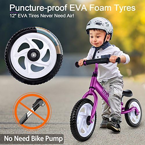 BELEEV Balance Bike(4.3 lbs) Aluminum Alloy, No Pedal Toddler Bike