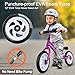 BELEEV Balance Bike(4.3 lbs) Aluminum Alloy, No Pedal Toddler Bike, Adjustable Handlebar and Seat, 110lbs Capacity for Kids Age 18 Months to 5 Year Old (Purple)