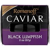 Romanoff Caviar, Black Lumpfish, 2 Oz., (Pack of 3) by T. Marzetti