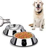 SUOXU Stainless Steel Dog Bowls with Non slip Base 1000 ml 35.2oz view 2