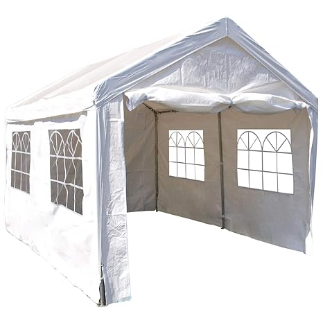 DEGAMO Profi-Zelt Palma 3x4 Meter in PVC-Ausführung, Gestänge 38mm