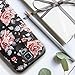 Galaxy S5 Case, Miss Arts Slim Anti-Scratch Protective Kit with [Drop Protection] Heavy Duty Dual Layer Hybrid Sturdy Armor Cover Case for Samsung Galaxy S5 -Rose Gold Flower/Black
