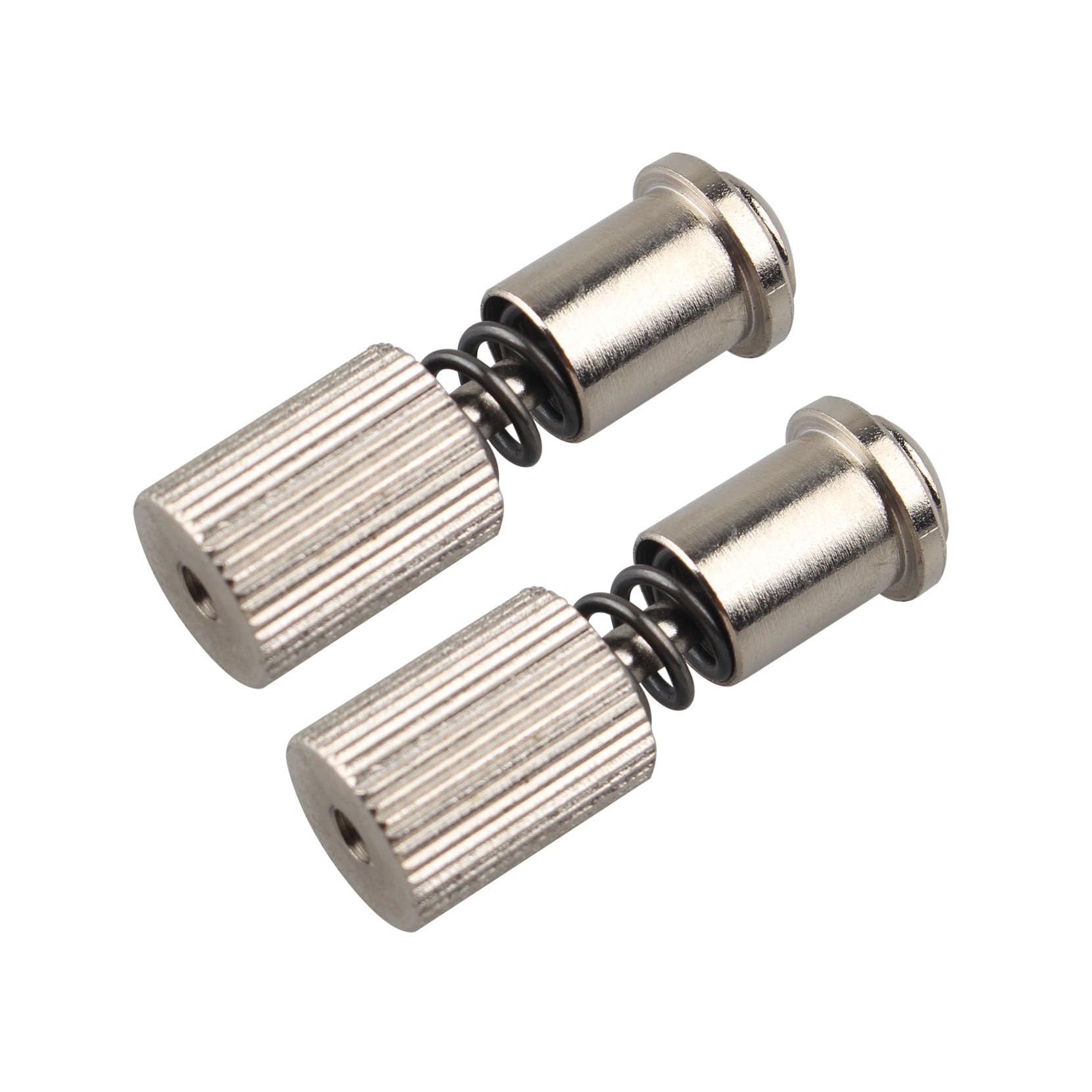 Jopto 2pcs Universal Change Presser Foot Screw Sewing Machine Spring Clamp Rustproof Sturdy Replacement Accessory for Quick Change Household Sewing Machine Presser Foot (Vertical Stripes)