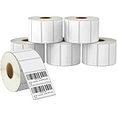 BETCKEY - 2" x 1.5" (51 mm x 38 mm) UPC Barcode & Address Labels Compatible with Zebra & Rollo Label Printer,Premium Adhesive & Perforated [6 Rolls, 6000 Labels]