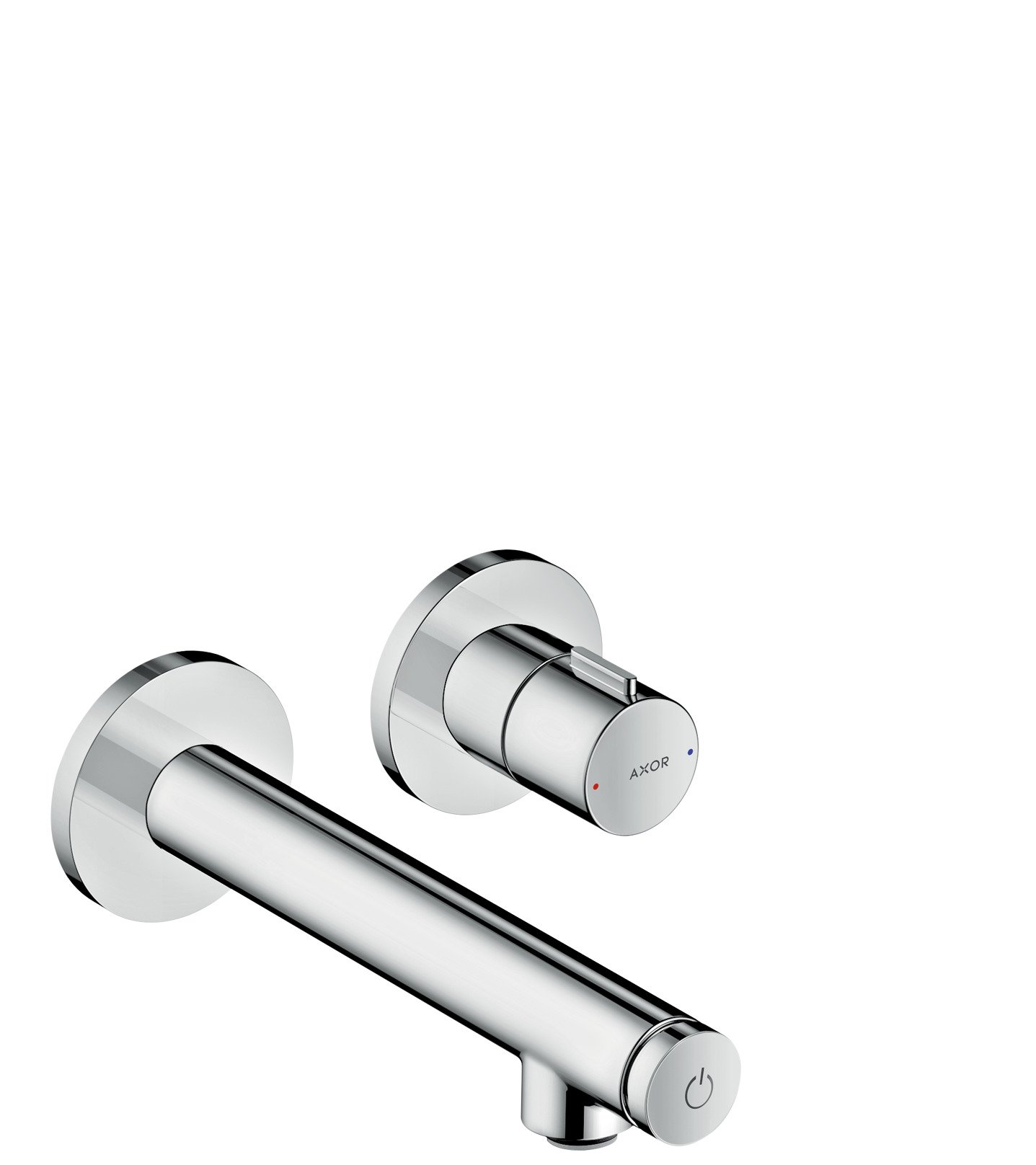 AXOR Uno Select Basin Tap, Wall-Mounted, chrome