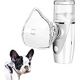 Portable Pet Nebulizer - USB Rechargeable Atomizer with 3-Level Mist, Self-Cleaning & Auto-Off Functionality for Home Travel