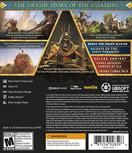 Assassin S Creed Origins Xbox One Deluxe Edition Pricepulse