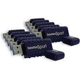 Centon Electronics MP Essential USB 3.2 Gen1 DataStick Sport Flash Drive, 8 GB, 10 USB Flash Drives, 10 Bulk Pack, Navy Blue