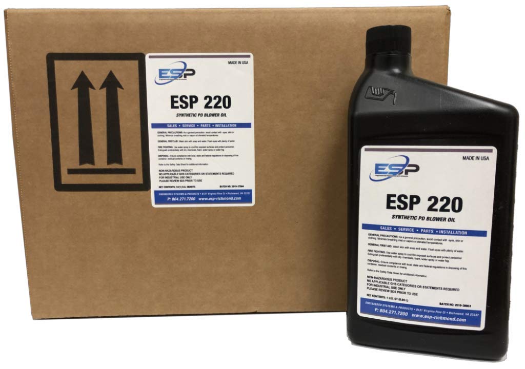 Gardner Denver Roots Blower Oil Iso 220 Case Of 12 Qts Replacement Amazon Com Industrial Scientific