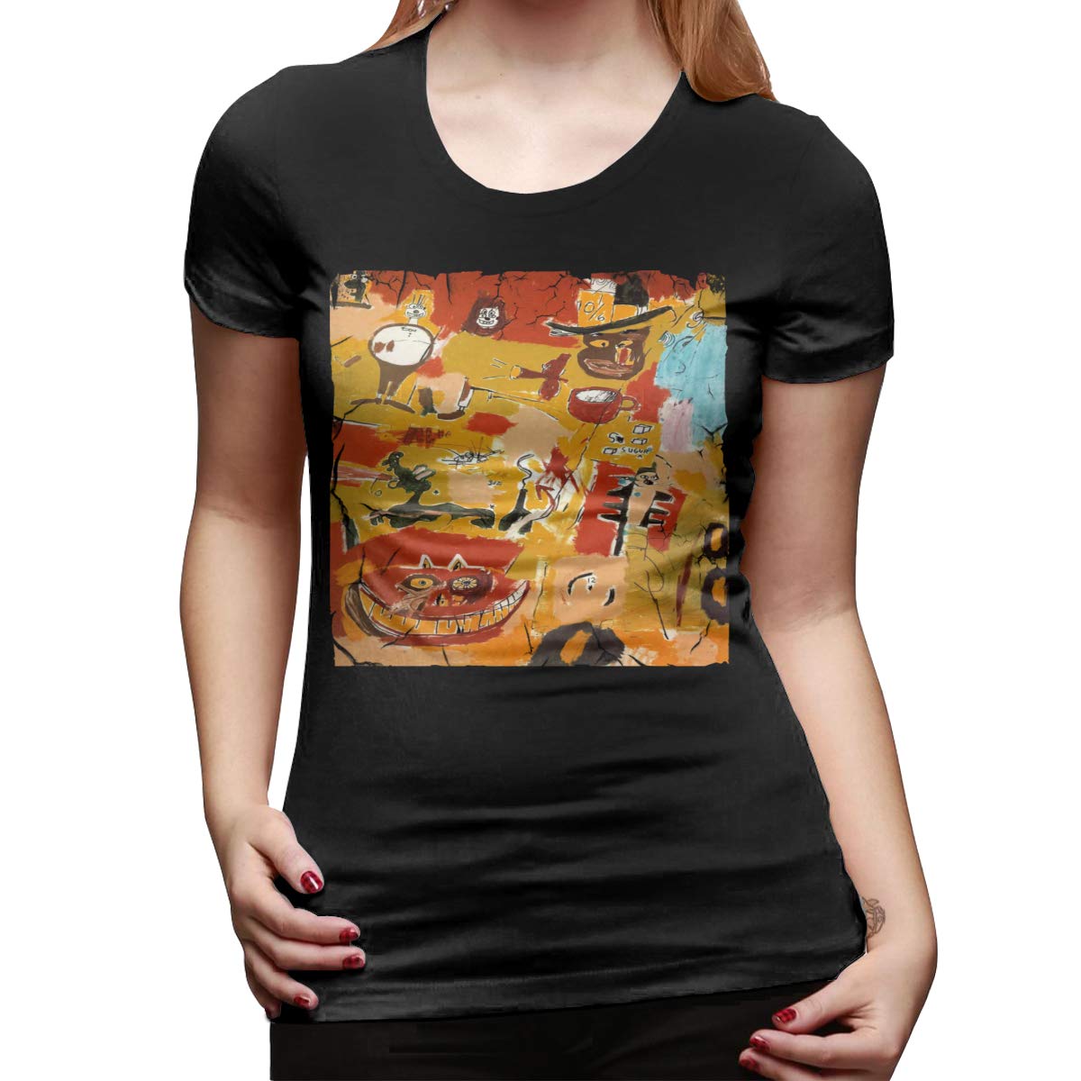 Jean Michel Basquiat Wine Of Babylon Band Womans Sports Comfortable T Shirt