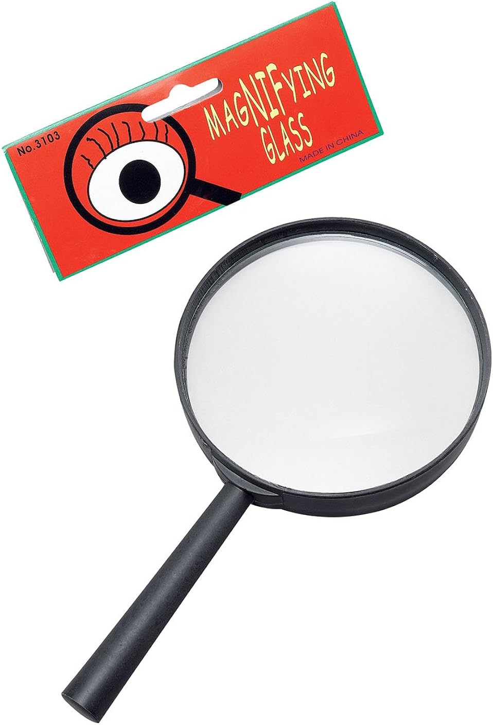 Detective Magnifying Glass Prop Accessory for Police Sherlock Fancy