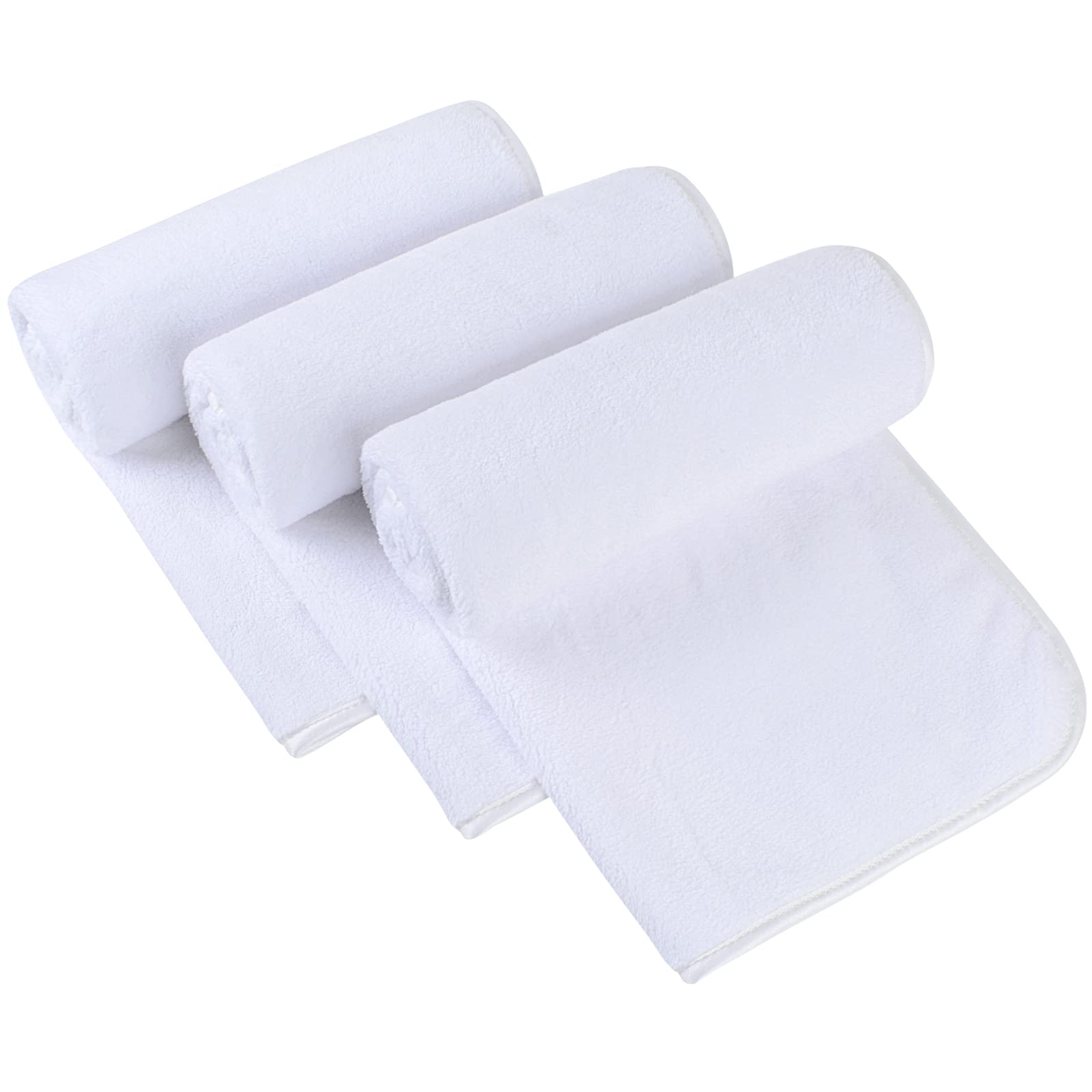 SINLAND Microfiber Hand Towel for Bathroom Super Soft Makeup Remover Cloth Washcloth for Home Spa Sports Face Cleansing Towel 40cm x 76cm 3 Pack — image 1