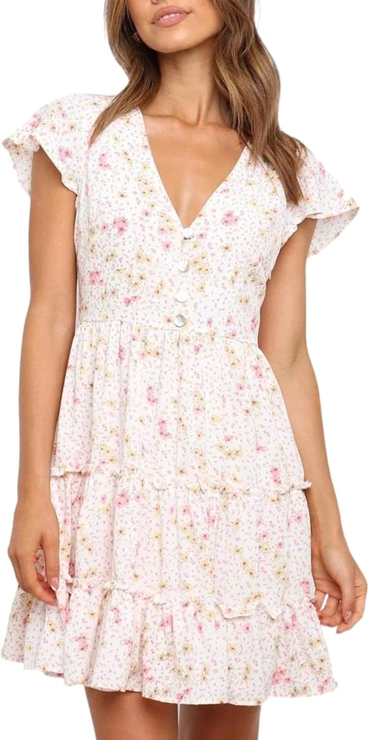 knee length dresses for ladies Women's Boho Croatia Dresses