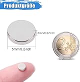 MIN CI 200 Pack Neodymium Magnets 5x2mm Small Flat Neodym Fridge Craft view 2