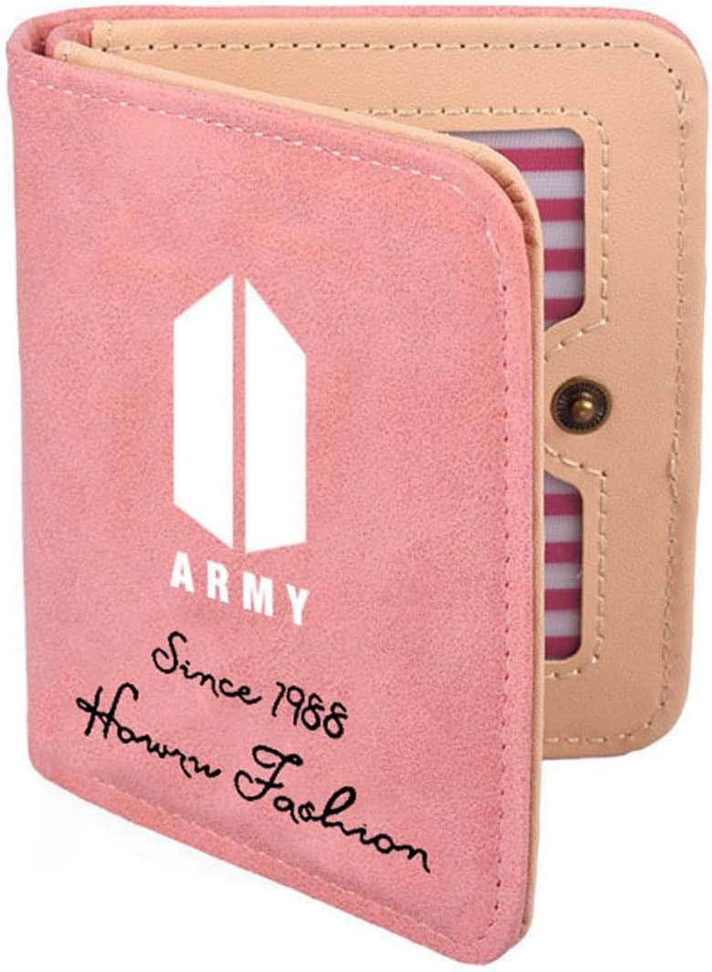 ZIGJOY Kpop BTS Bangtan Boys Wallet Short Cute Coin Purse Card Holder Case Bifold Purse Suga Jin Jimin Jung Kook For Fans