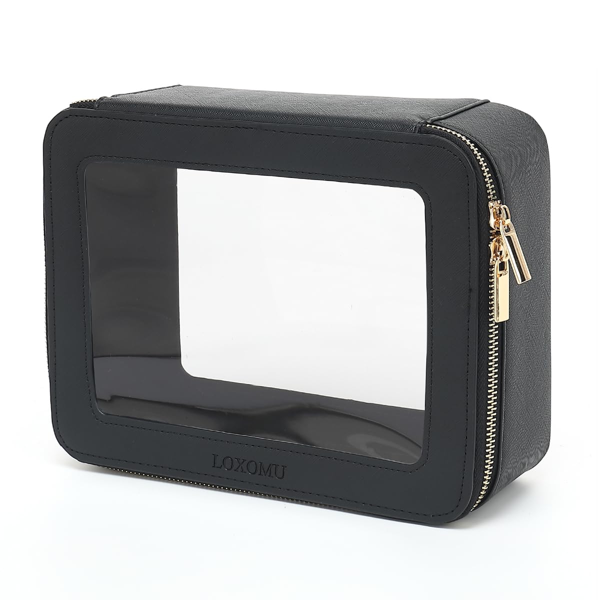 Clear Makeup Bag for Traveling, Clear Travel Toiletries Bag Transparent Cosmetic Bags Organizer for Women, Car Essentials