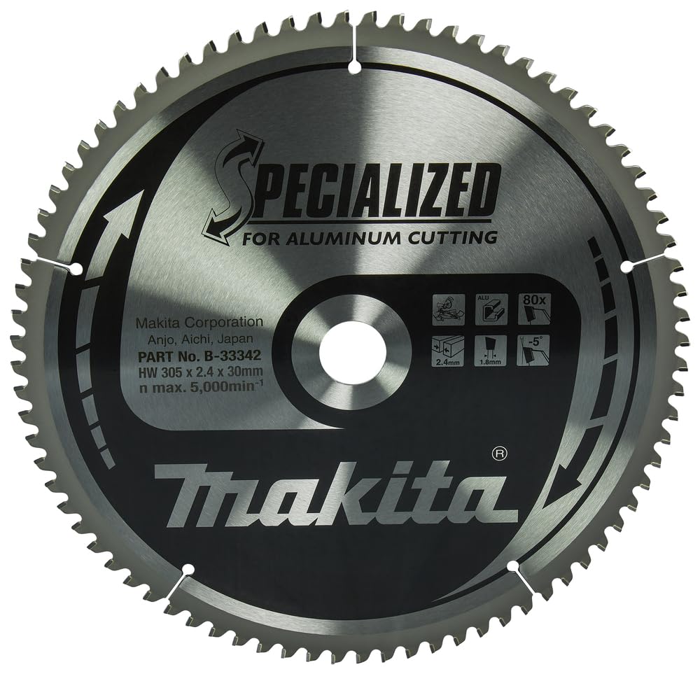 Makita B-33342 Specialized Aluminium Cutting Saw Blade 305x30x80T