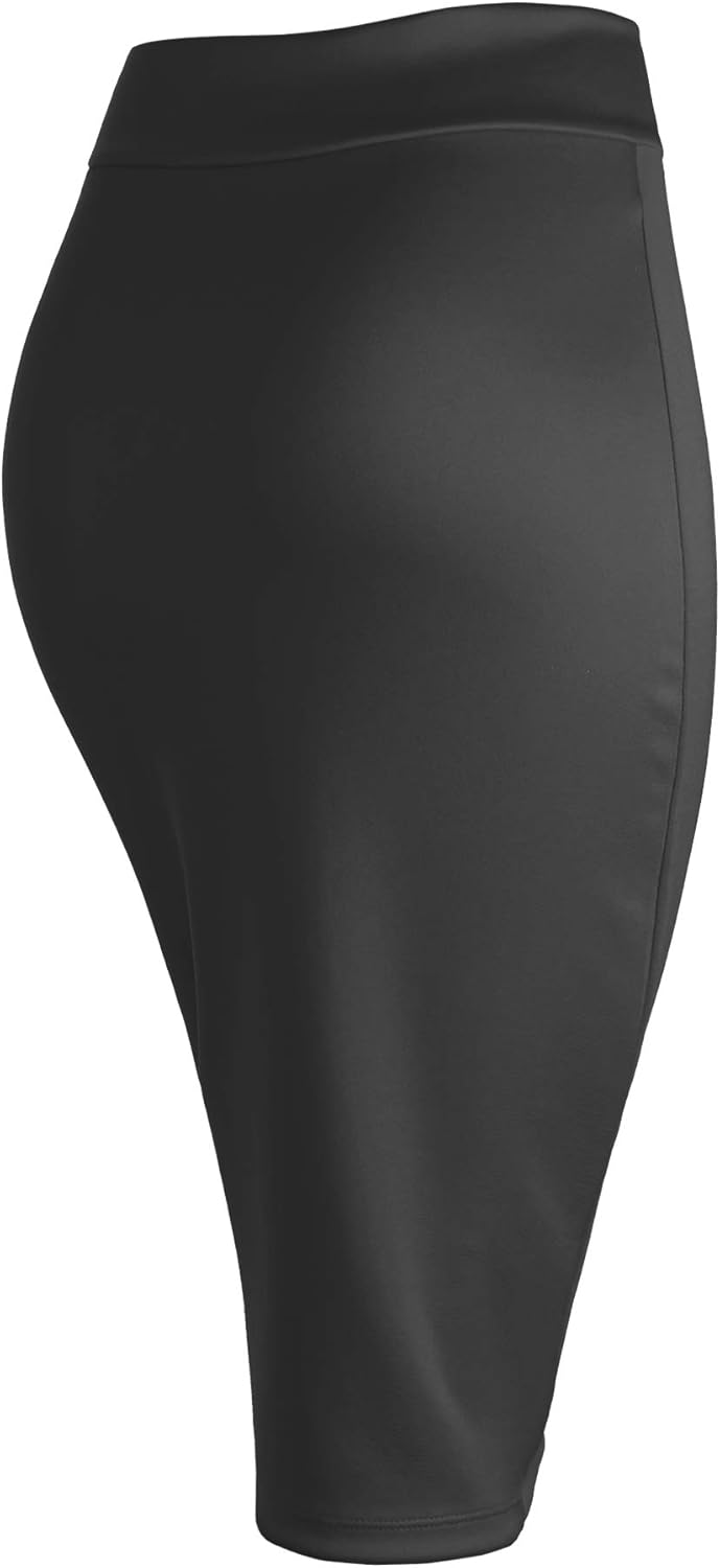 Made By Johnny Womens Slim Fit Midi Pencil Skirt - Made in USA at  Women’s Clothing store