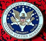 DOJ US Marshal Colorized Challenge Art Coin