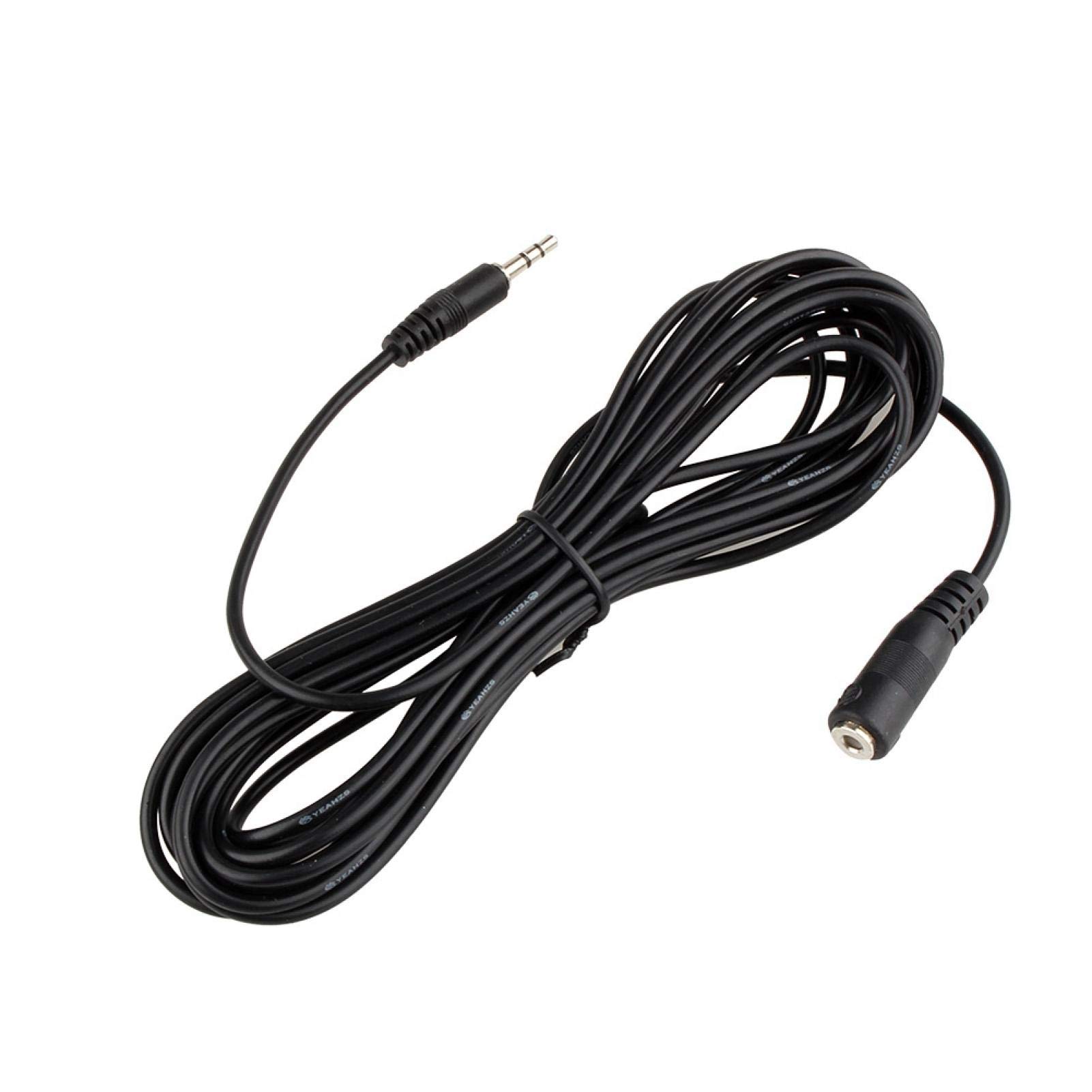 3.5mm Extension Cable16FT 5 Meter IR Repeater Extension Cable Extender Wire for Infrared ReceiverPortable audio and video
