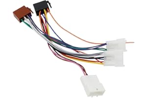 Fiegromech Wiring Harness Replacement for Toyota Camry RAV4 Corolla Yaris ISO Stereo Radio Wire Harness Adapter with Steering